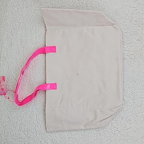 Juicy Couture Canvas Palm Trees Beach Tote Bag - Picture 3 of 5